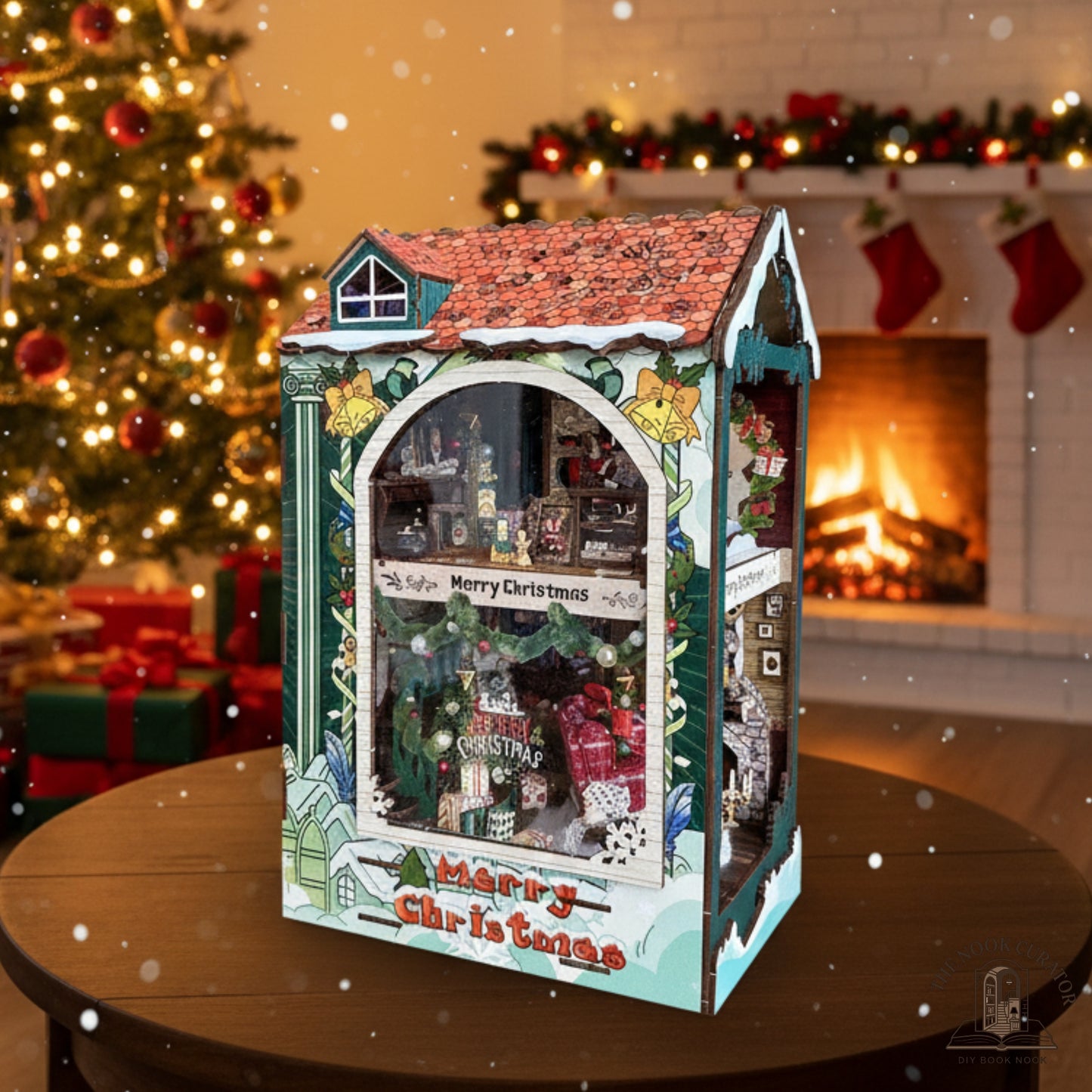 DIY Christmas Book Nook Kit