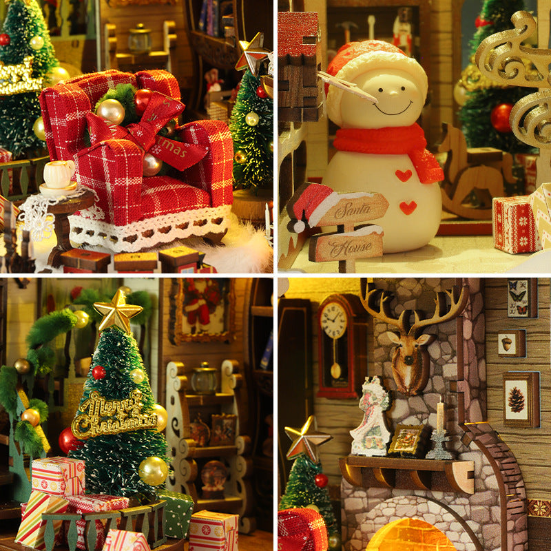 DIY Christmas Book Nook Kit
