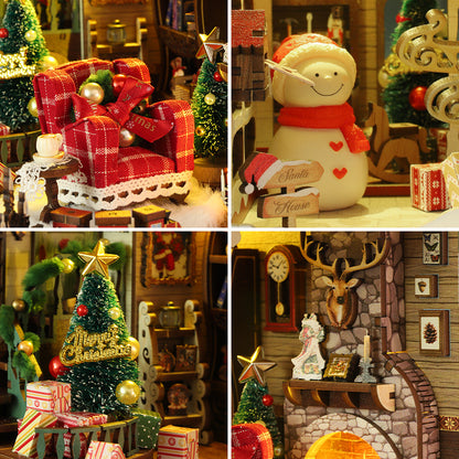 DIY Christmas Book Nook Kit